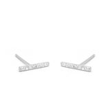 Jeanne's Jewels earrings White Gold Maya