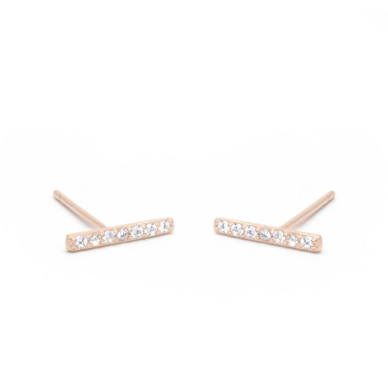 Jeanne's Jewels earrings Rose Gold Maya