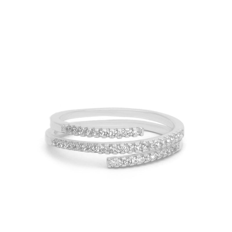 sterling silver chanel ring cc